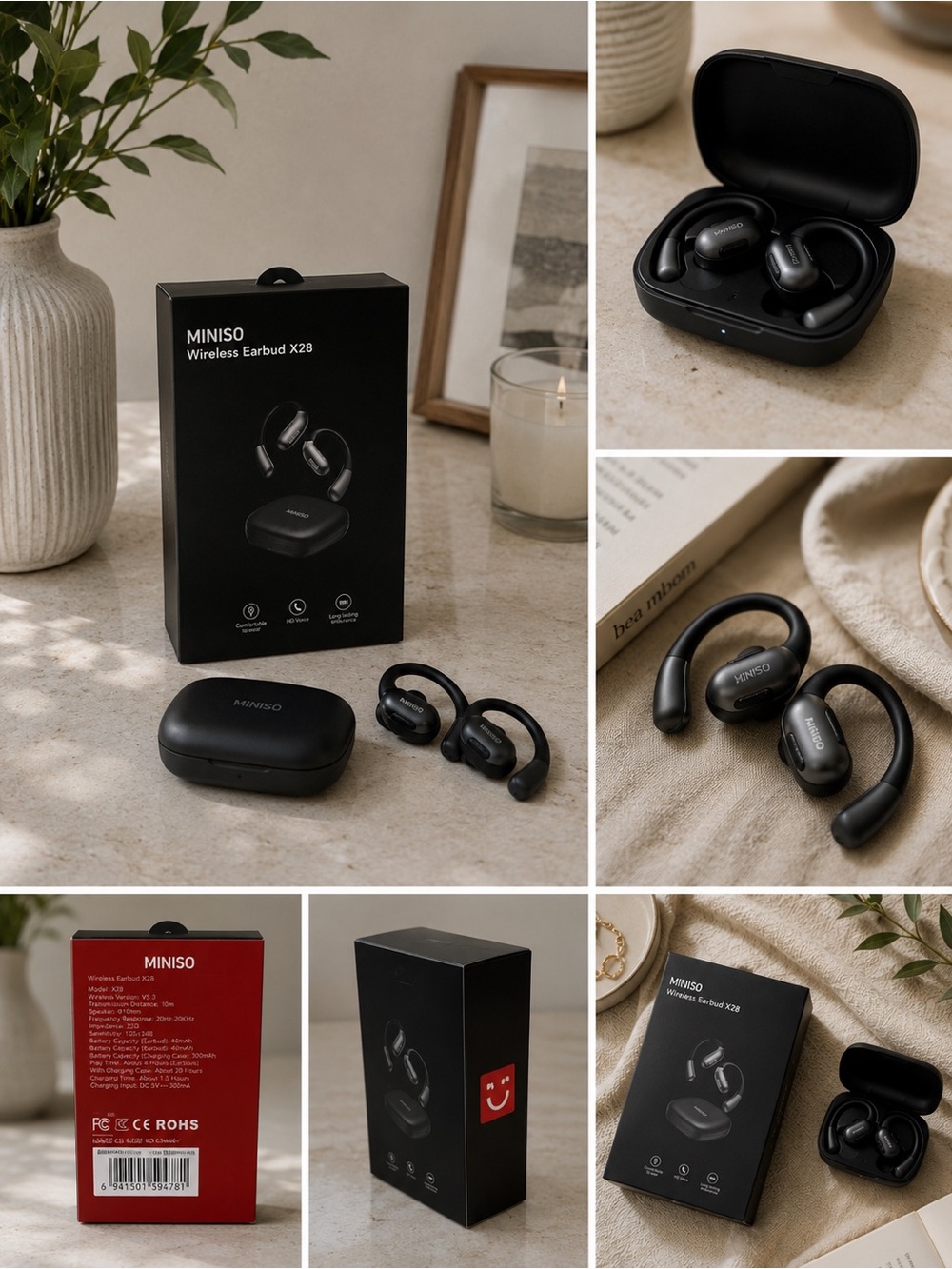 Miniso Wireless Earbud X28 - White